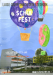 Green Blue Floral Illustrated Summer Festival Event Poster (Arbeitsblatt) - 1