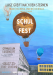 Green Blue Floral Illustrated Summer Festival Event Poster (Arbeitsblatt) - 1