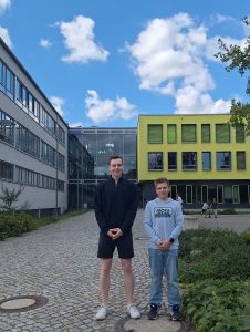 Unsere Schülerratvertreter Gregor und Arthur